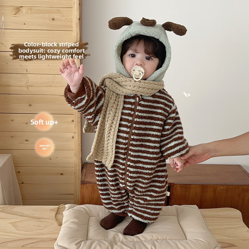 Baby Clothes - Baby Hooded Crawling Suit 2025 New