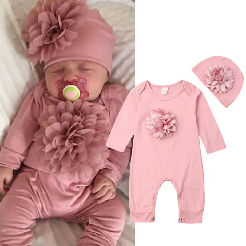 VISgogo 2 cs Newborn Rompers S - Newborn Baby Girl Romper Floral review and price