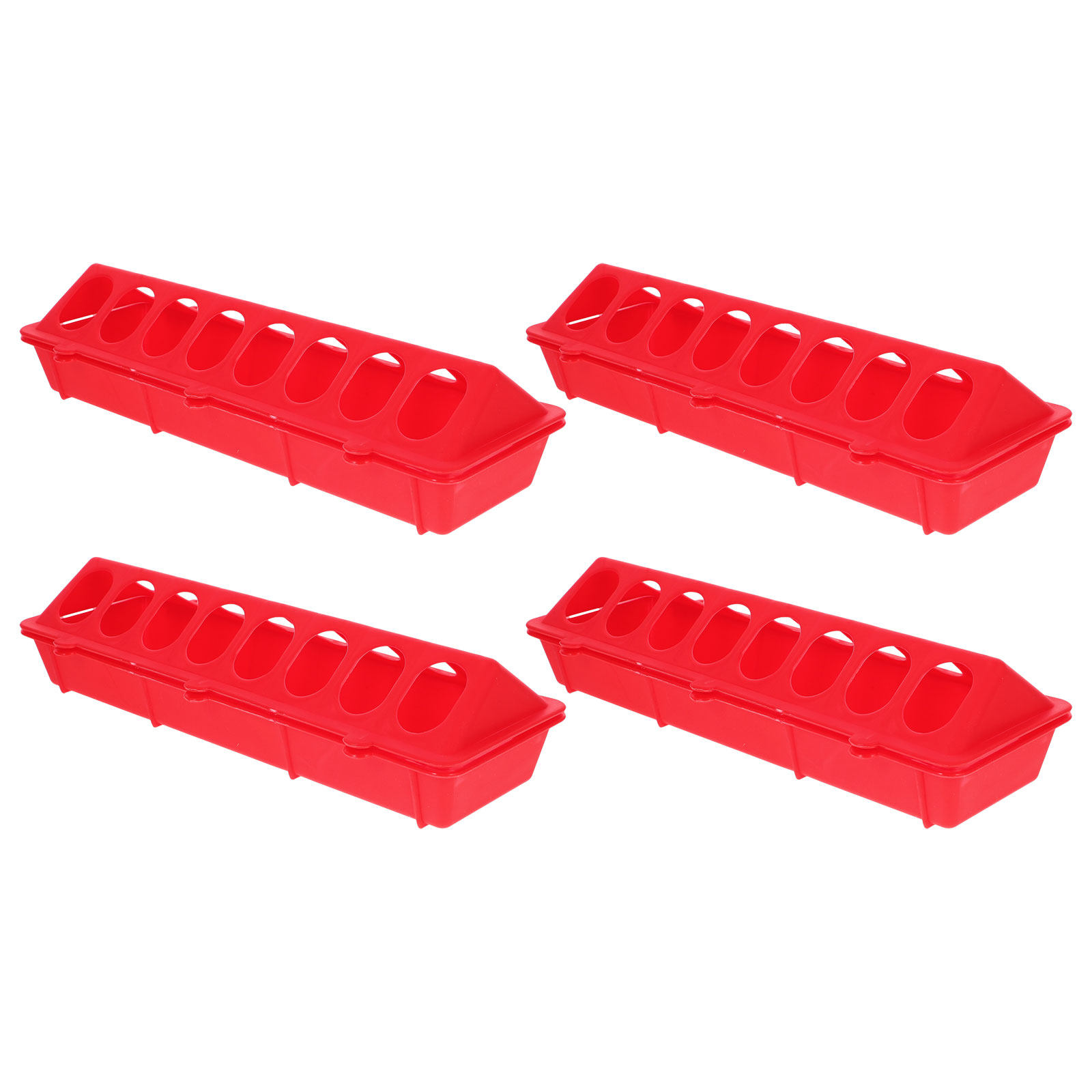 4Pcs Poultry Feeder Plastic Fl - Feeding review and price