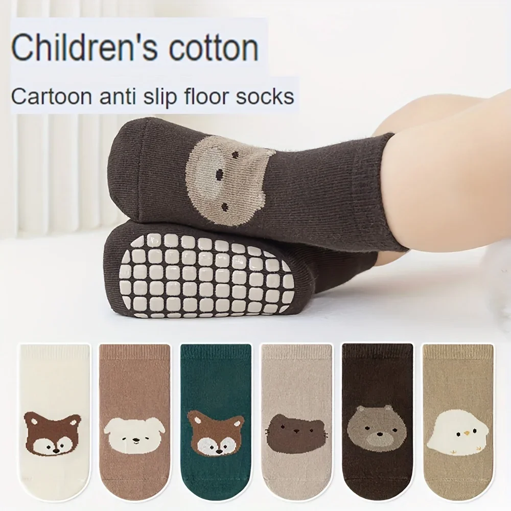 6 Pairs Autumn And Winter Larg - Unisex Baby Socks Non Slip review and price