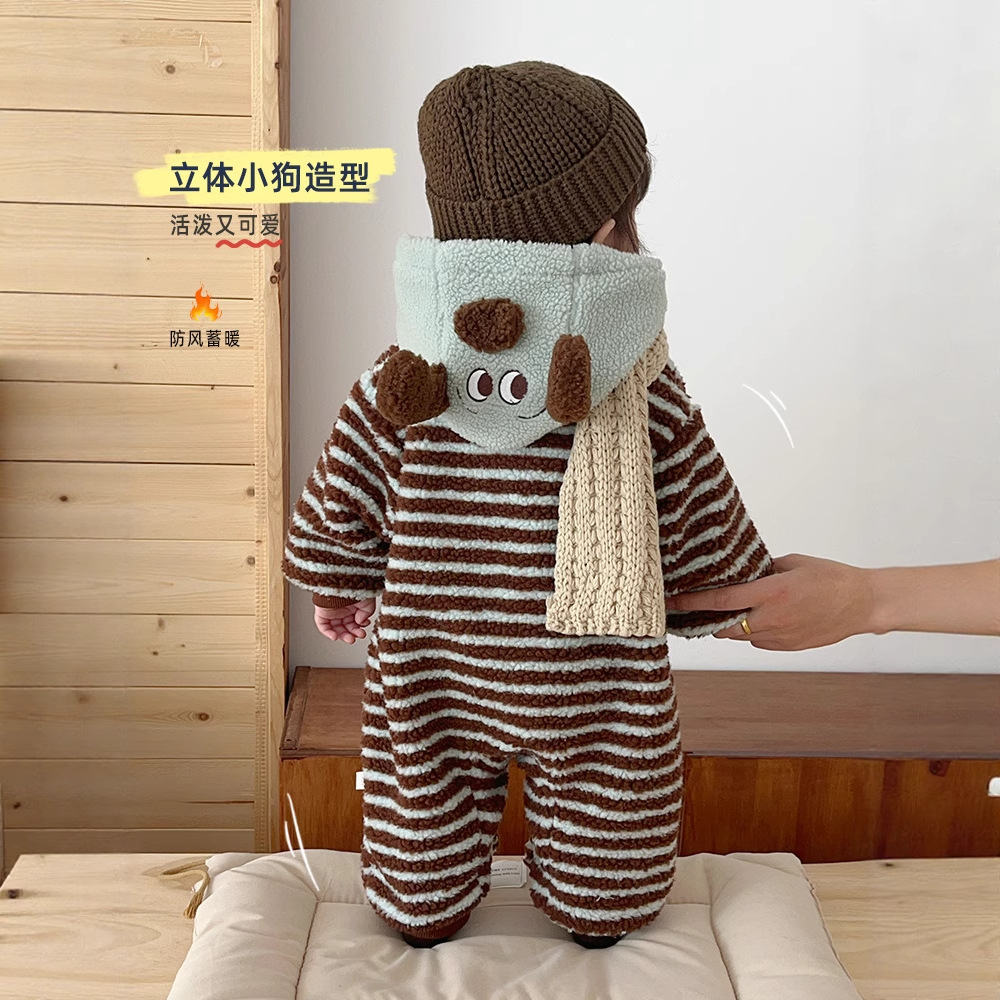 Baby Hooded Crawling Suit 2025 - Baby Clothes review and price
