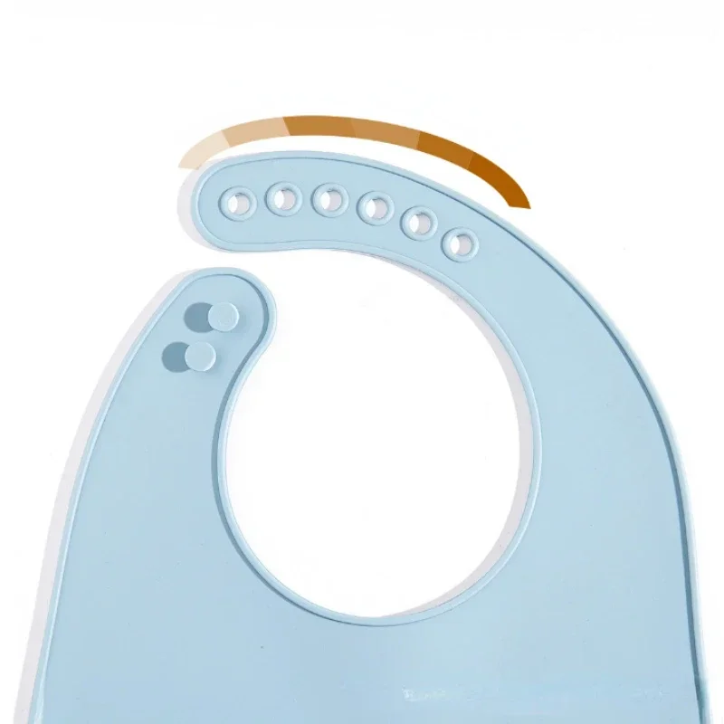 1Pc Solid Color Silicone Baby  - Waterproof Baby Bibs Silicone review and price