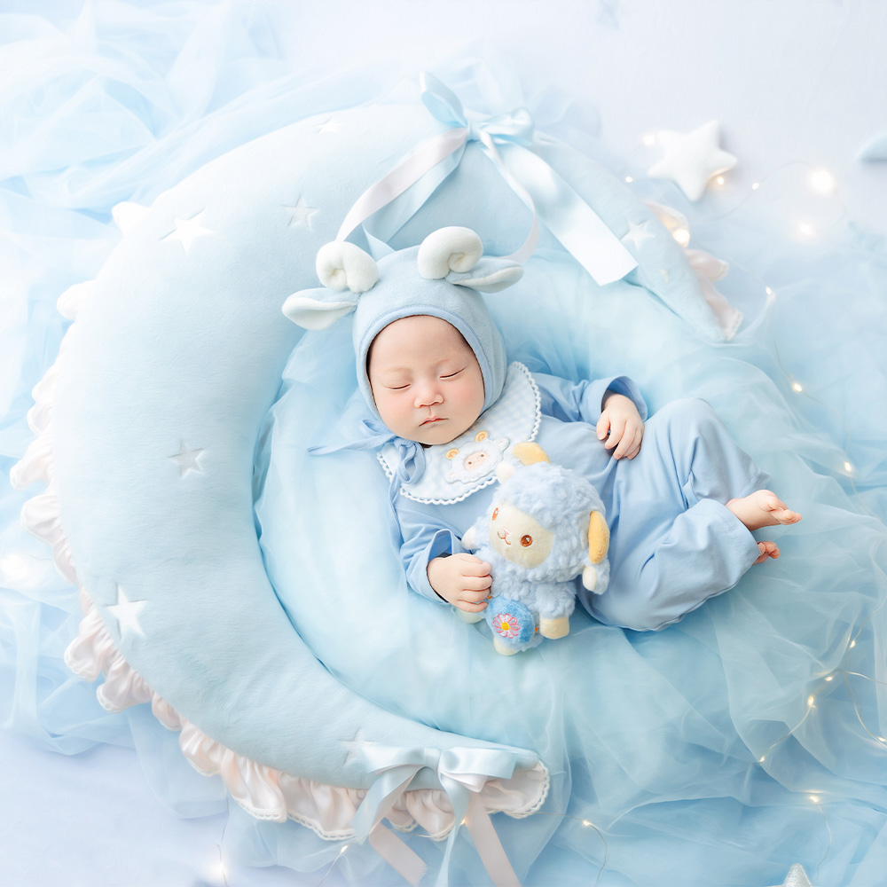 Blue Sheep Newborn Photography - Infant Photography Props Outfit review and price