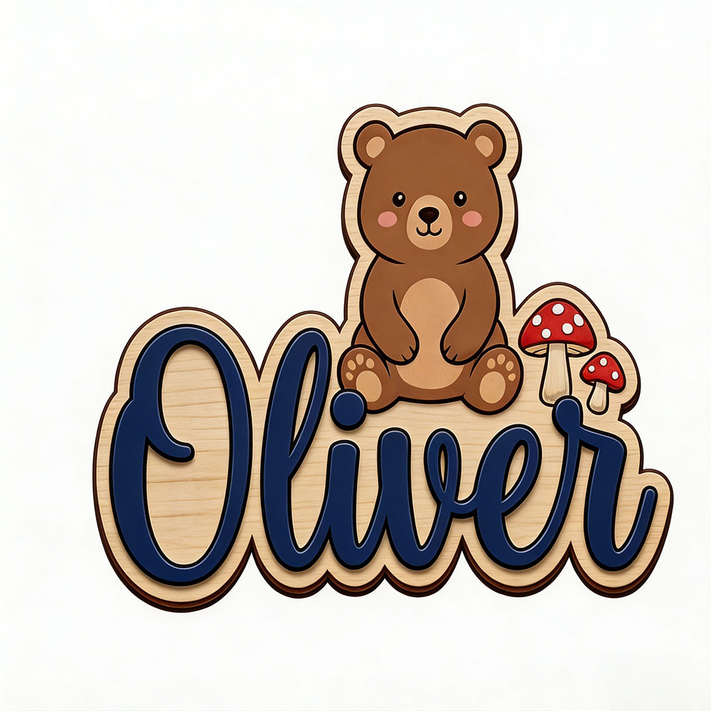 Woodland Bear & Mushroom Custo - Nursery review and price